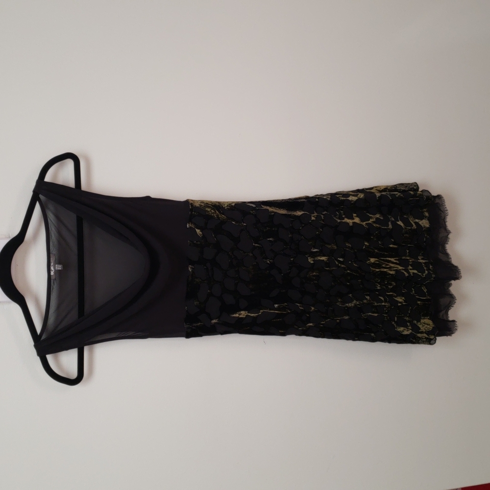 BGN FIRST BLACK SILK DRESS size US4